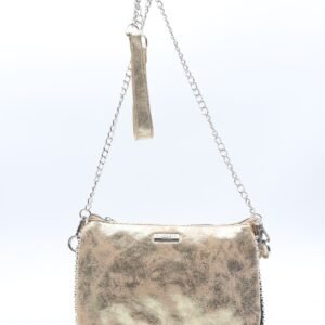 Sac doré à perles Flora & Co, vue latérale