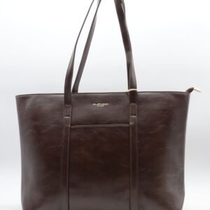 Sac cabas épaule femme format A4 Flora & Co Paris – simili cuir – 3 compartiments
